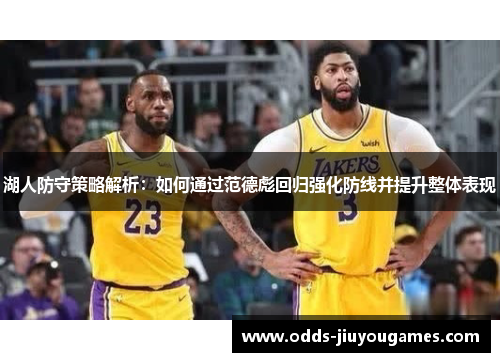 湖人防守策略解析：如何通过范德彪回归强化防线并提升整体表现